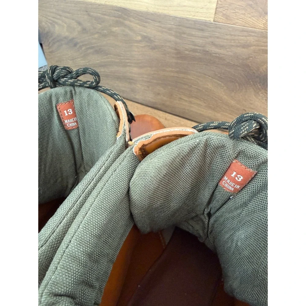Simms Freestone Wading Boots Mens 13 Brown Leather Felt Sole Fly Fishing Boots